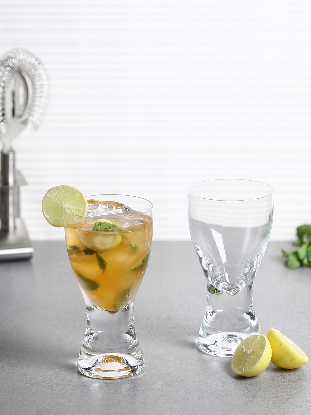 

Samba Crystal Juice Glass Lead free 200 ml Set of 6, Transparent