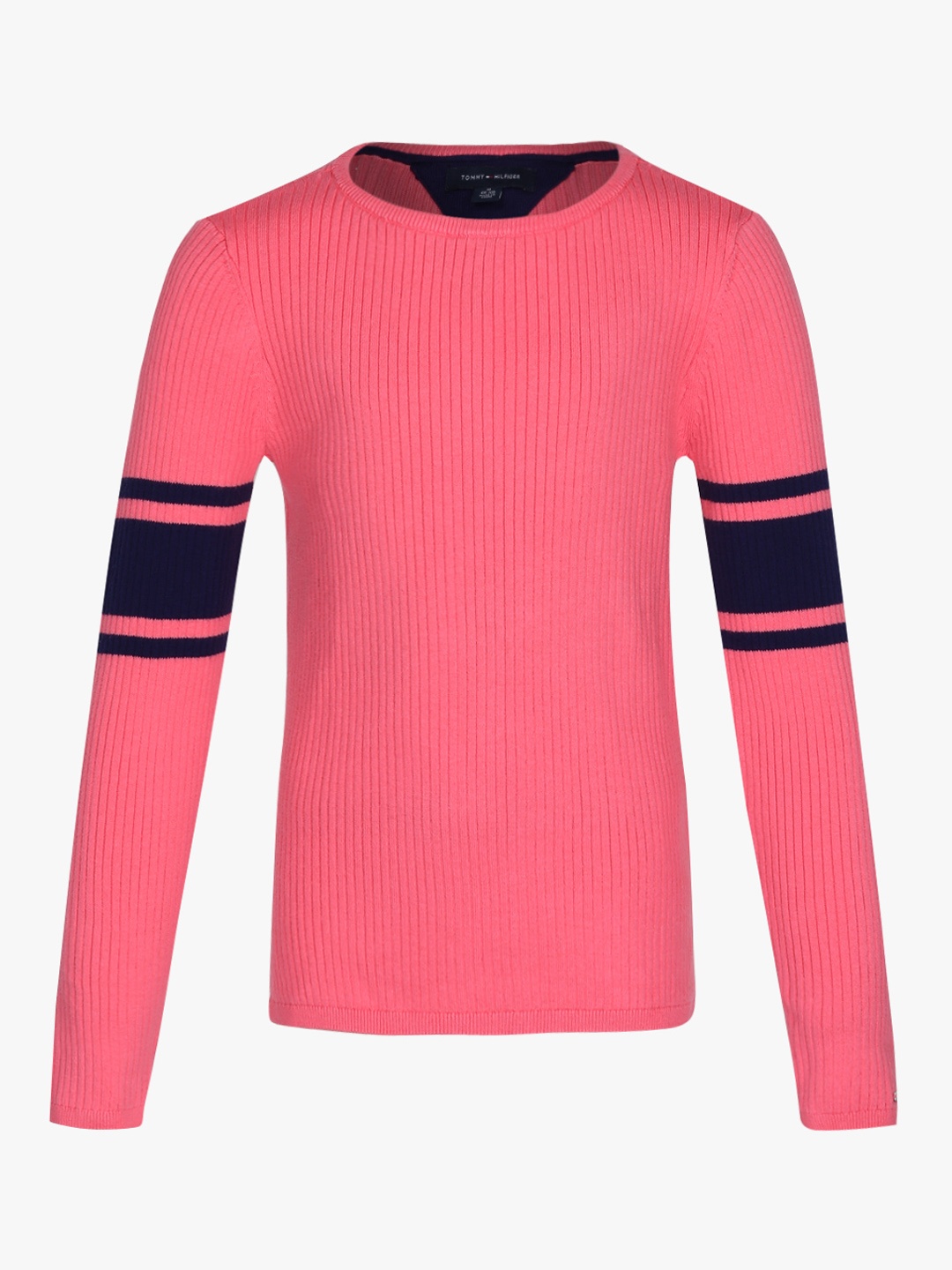 

Tommy Hilfiger Pink Solid Sweater