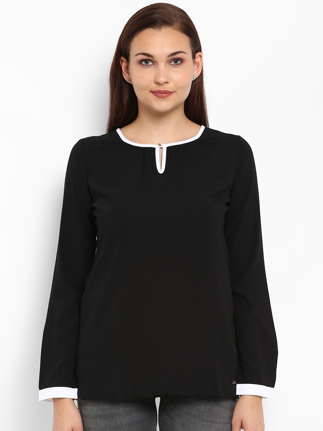 

Park Avenue Women Black Solid Top