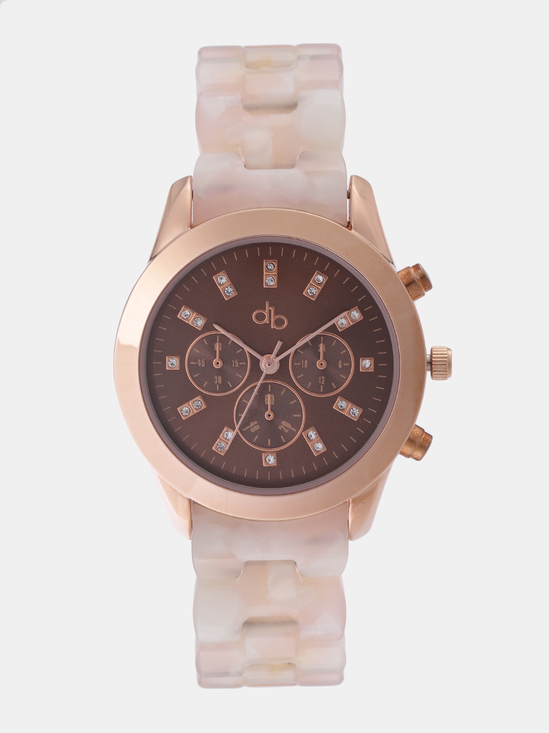 

DressBerry Women Bronze-Toned Analogue Watch U001-A