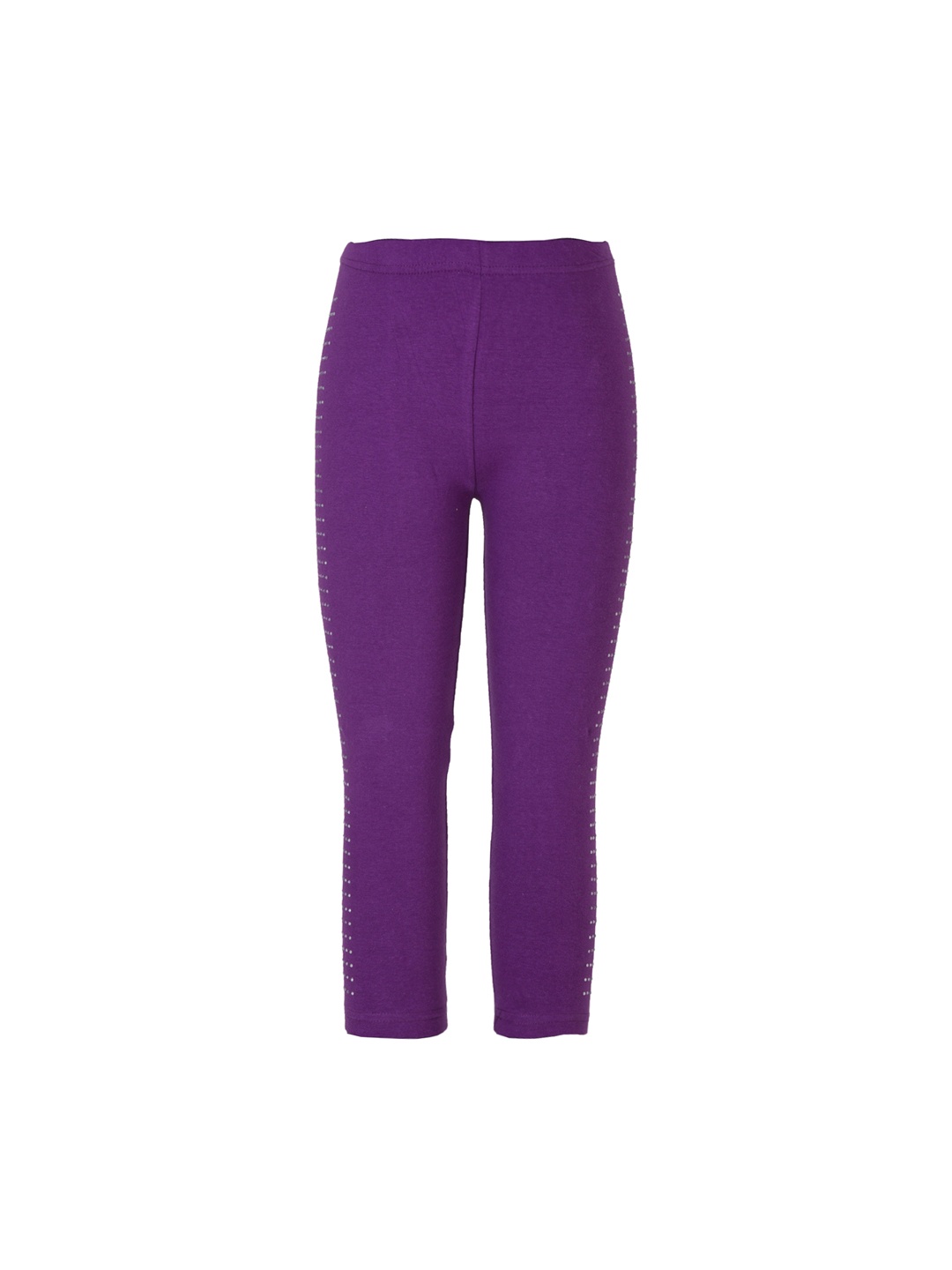 

Sera Girls Purple Embellished Leggings