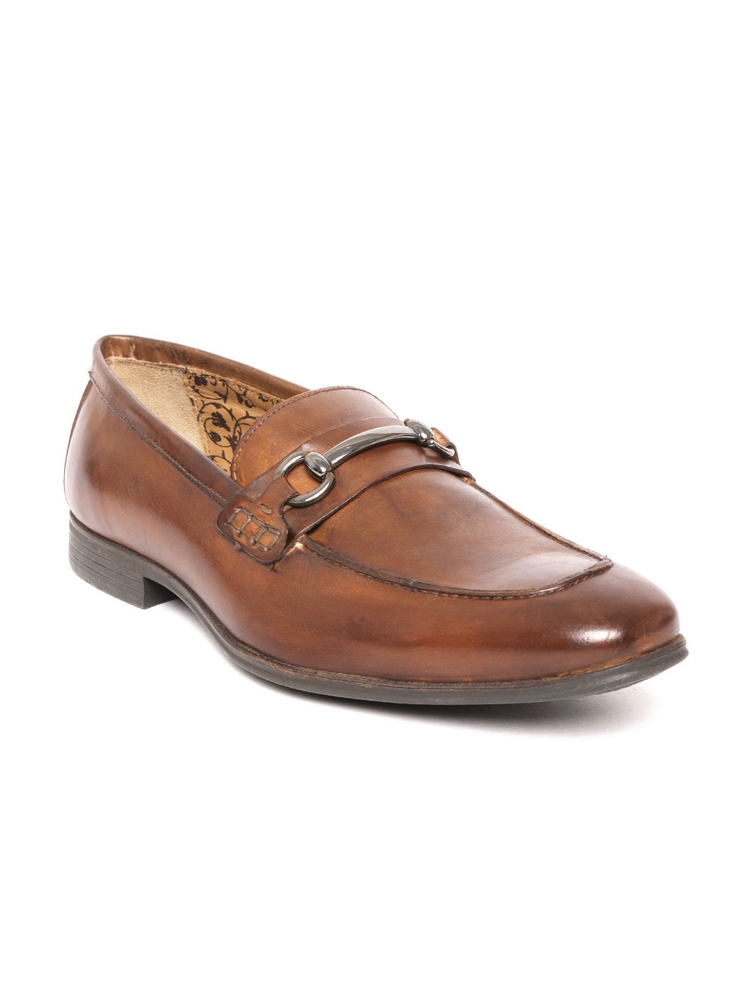 

Van Heusen Men Brown Leather Formal Loafers