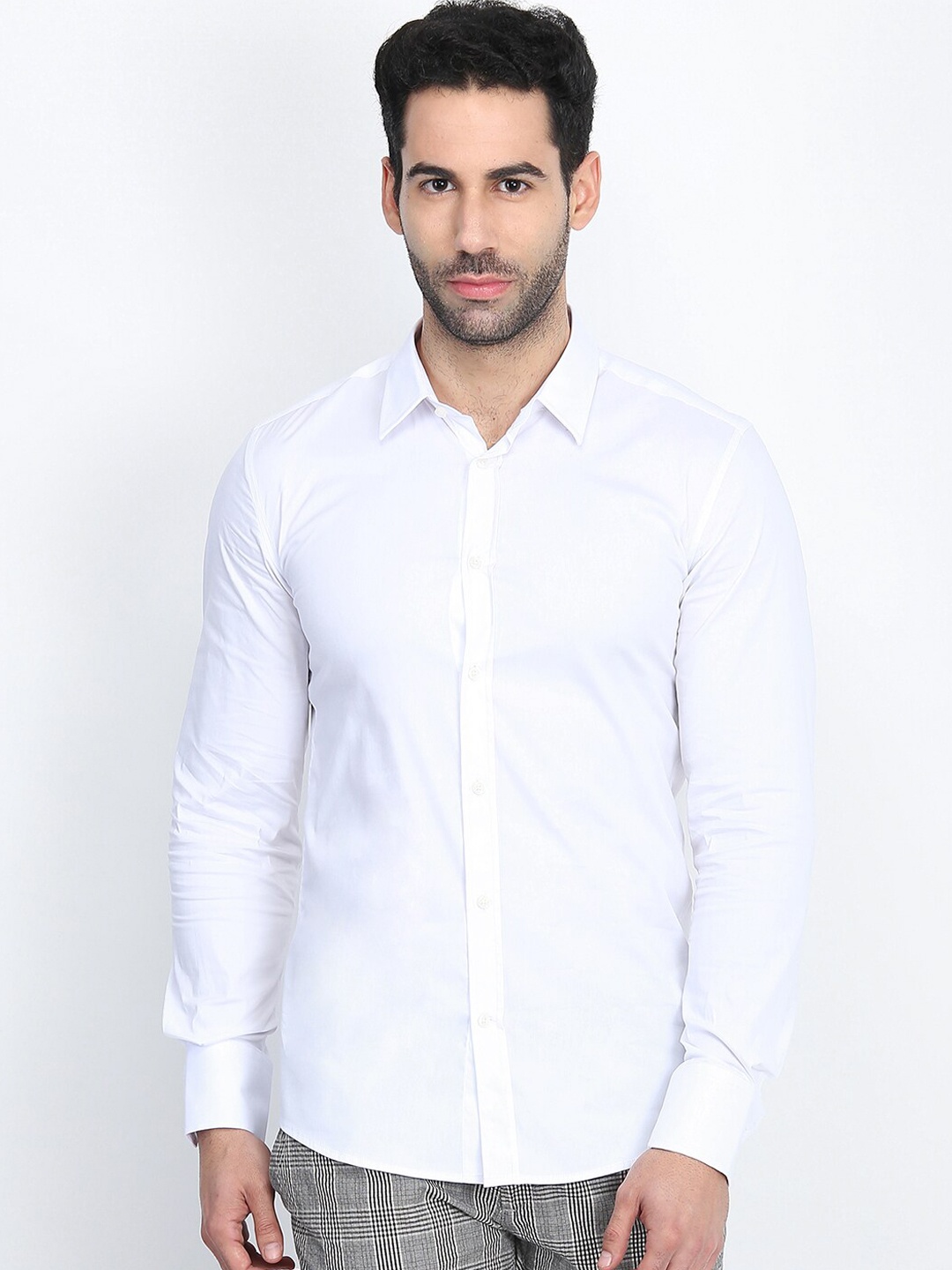 

Antony Morato Men White Regular Fit Solid Formal Shirt