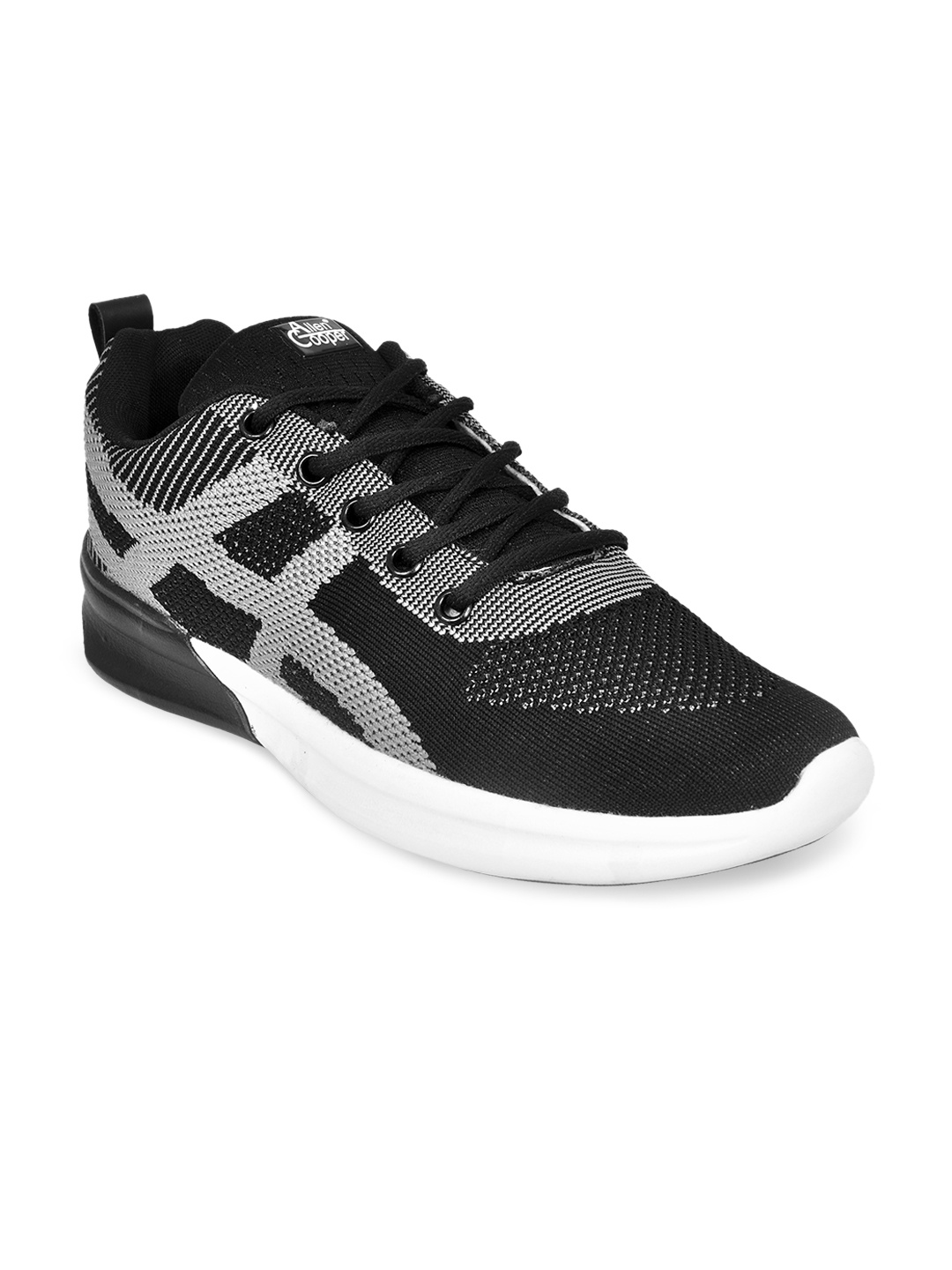 

Allen Cooper Men Black Running Shoes