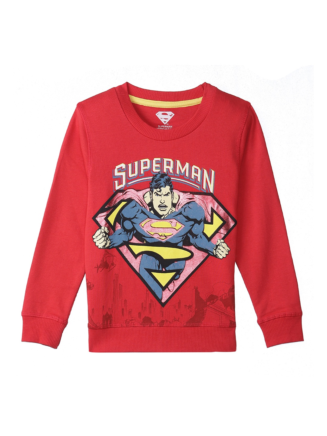 

Kids Ville Boys Red Superman Print Sweatshirt