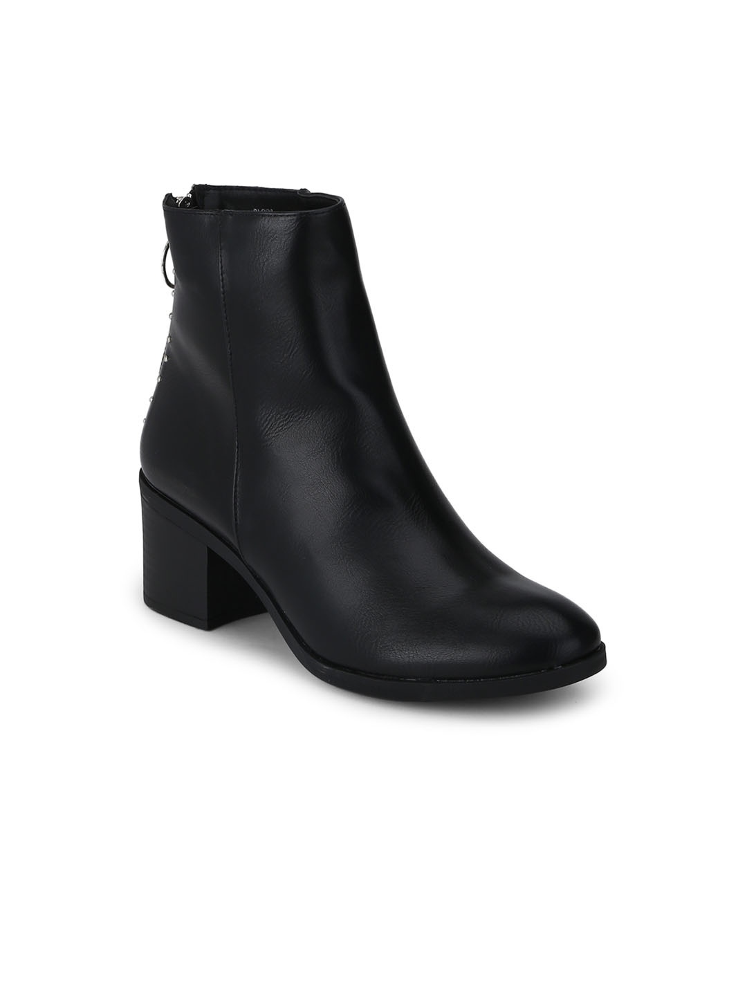 

Truffle Collection Women Black Solid Heeled Boots