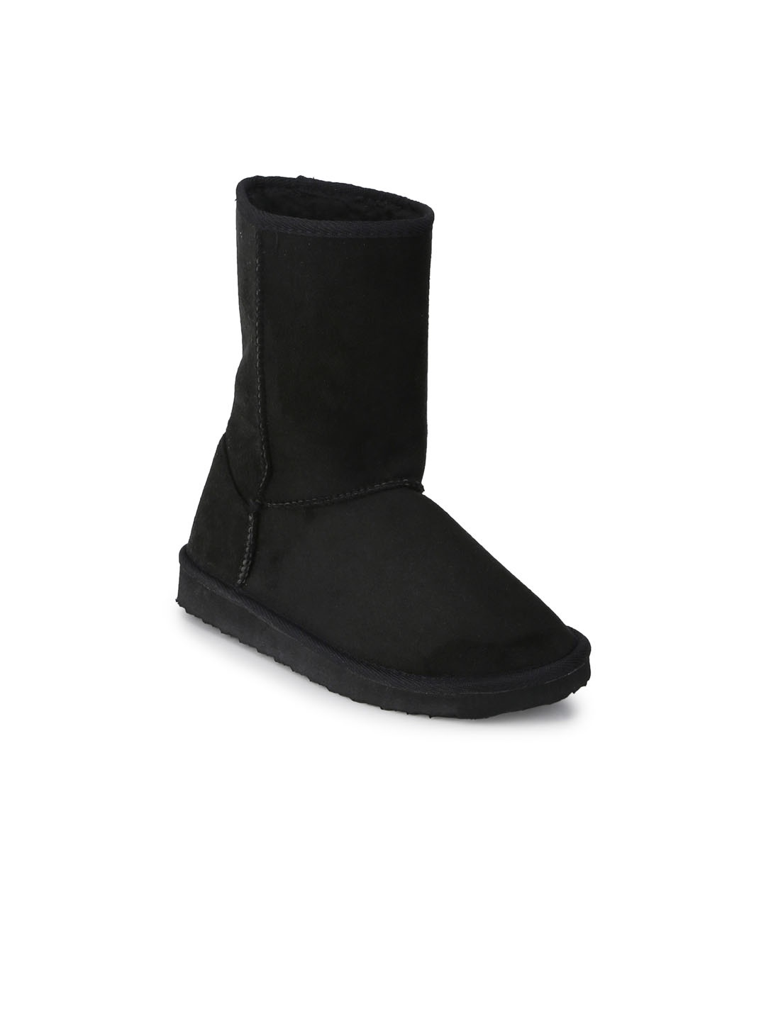 

Truffle Collection Women Black Solid Heeled Boots