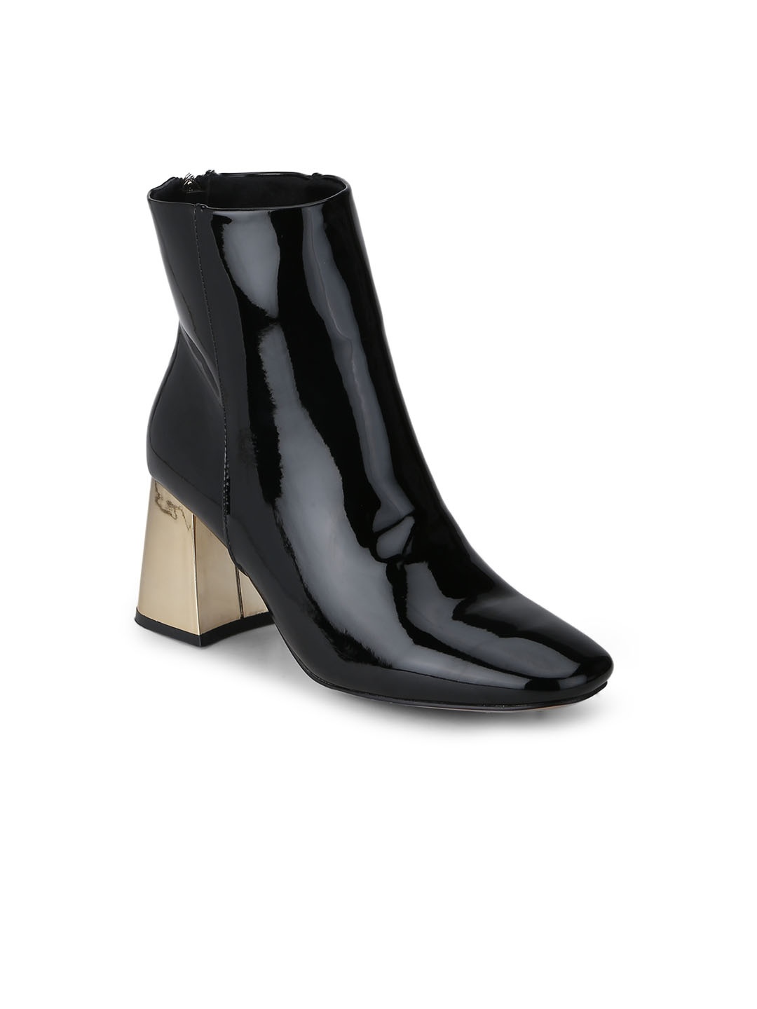 

Truffle Collection Women Black Solid Heeled Boots