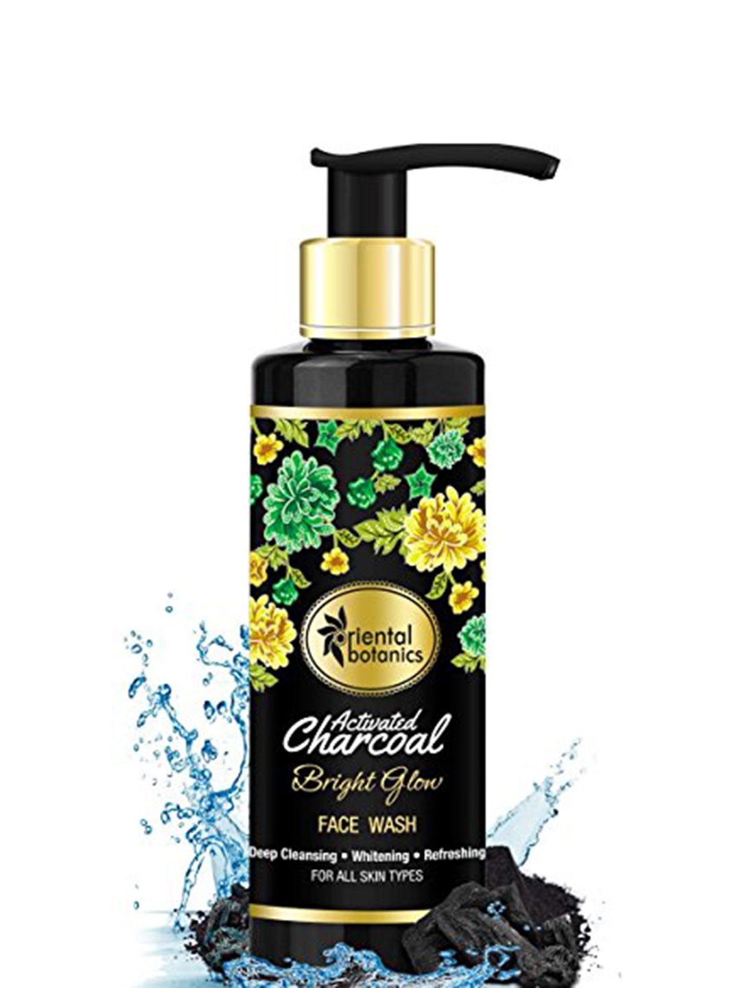 

Oriental Botanics Activated Charcoal Bright Glow Face Wash 200ml, Black