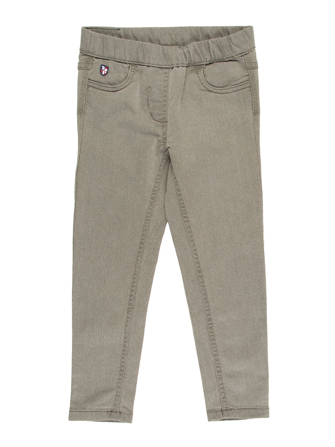 

U.S. Polo Assn. Kids Girls Grey Regular Fit Mid-Rise Clean Look Jeans