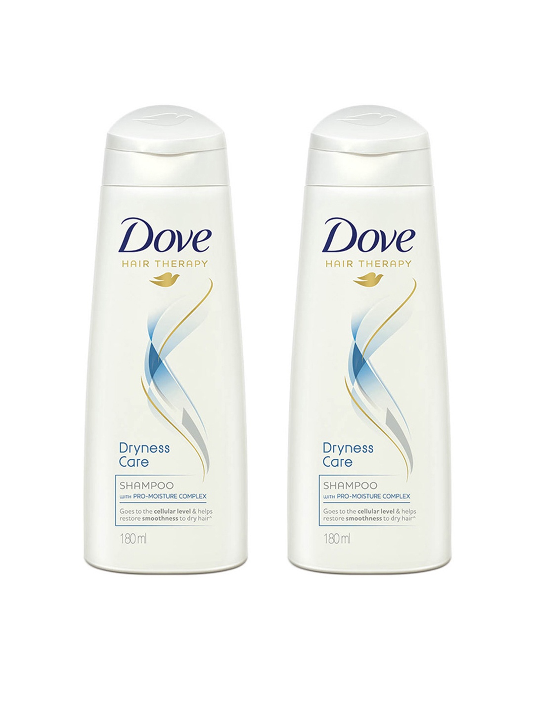 

Dove Unisex Set of 2 Hair Dryness Care Shampoo, White