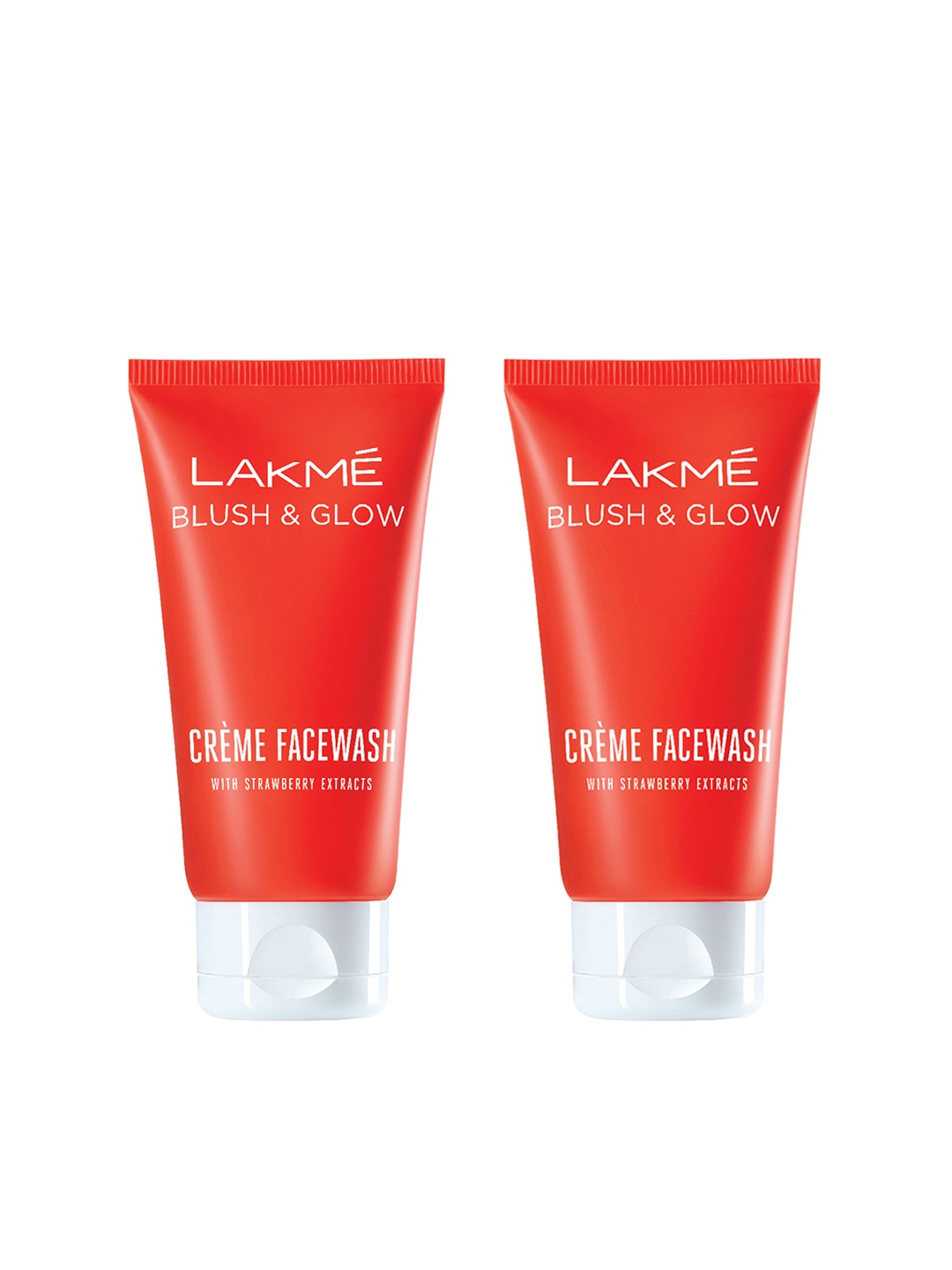 

Lakme Women Set of 2 Blush & Glow Facewashes, Red