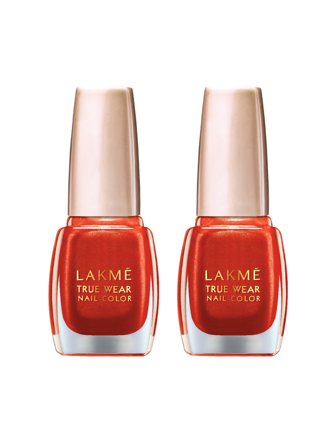 

Lakme Set of 2 True Wear 505 Nail Colour, Orange
