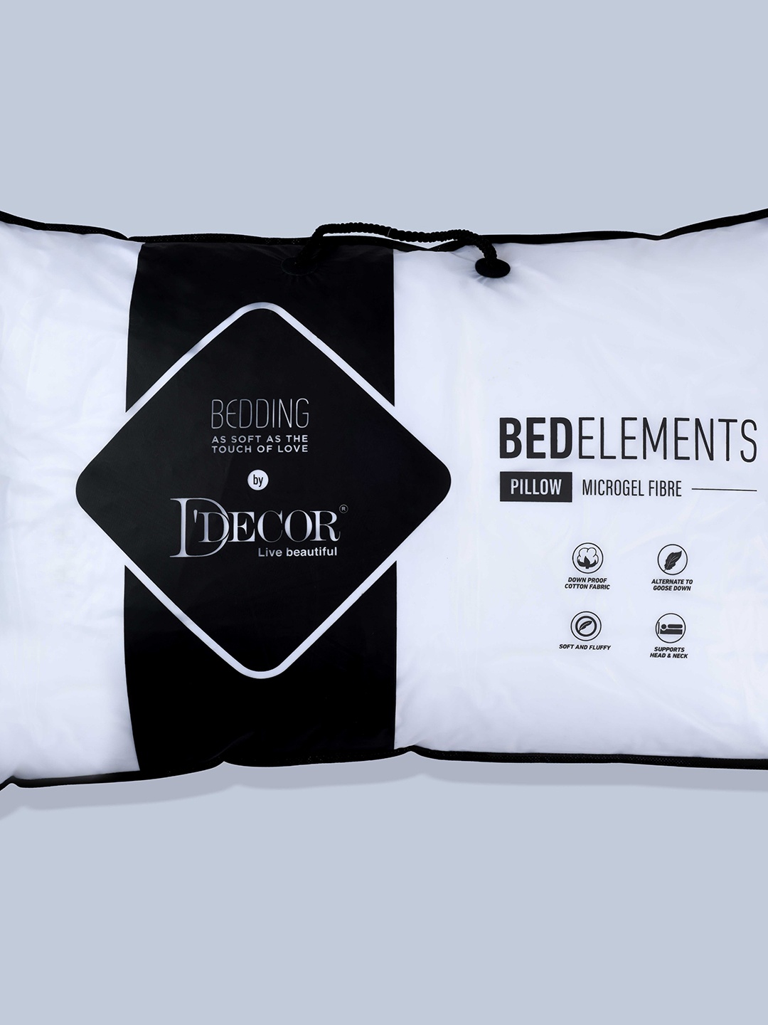 

DDecor White Microgel Fibre Pillow