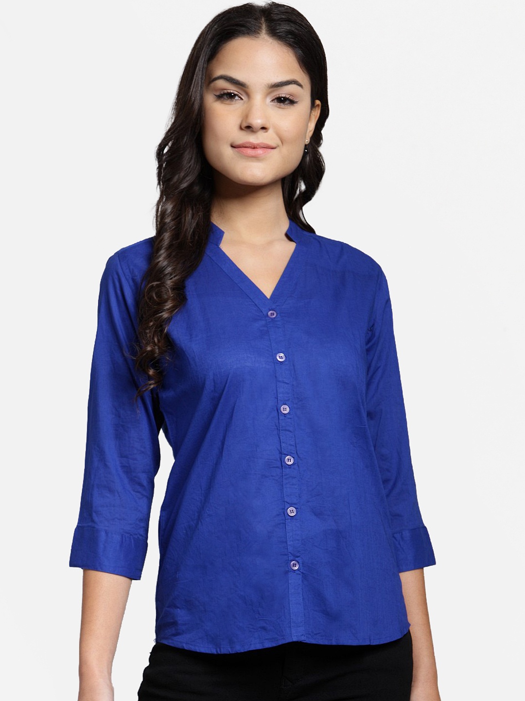 

SCORPIUS Women Blue Shirt