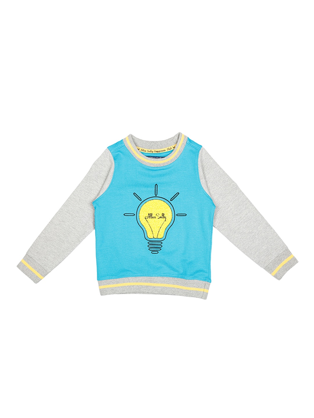 

Allen Solly Junior Girls Blue & Grey Printed Sweatshirt