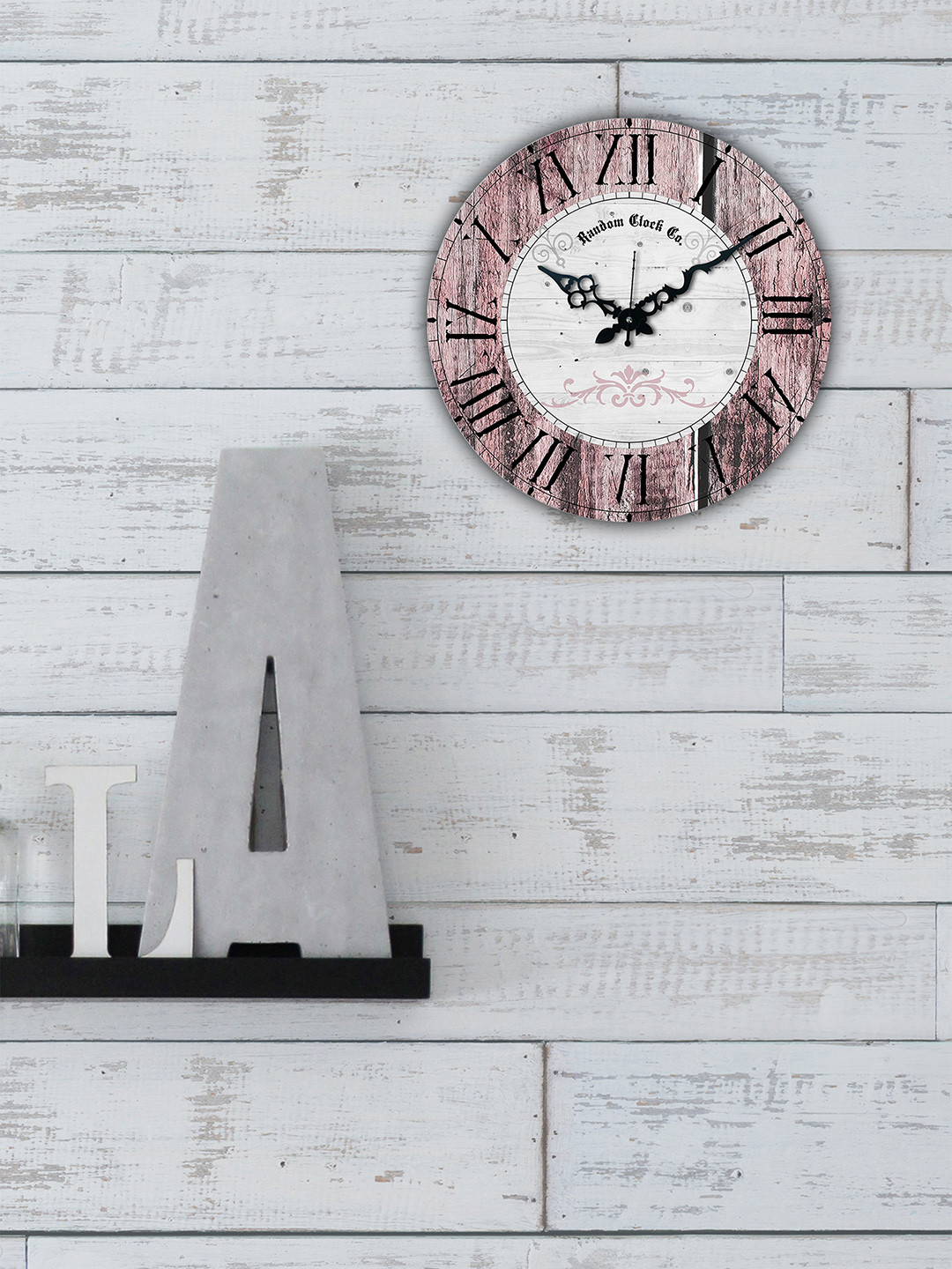 

RANDOM Grey Round Printed Analogue Wall Clock