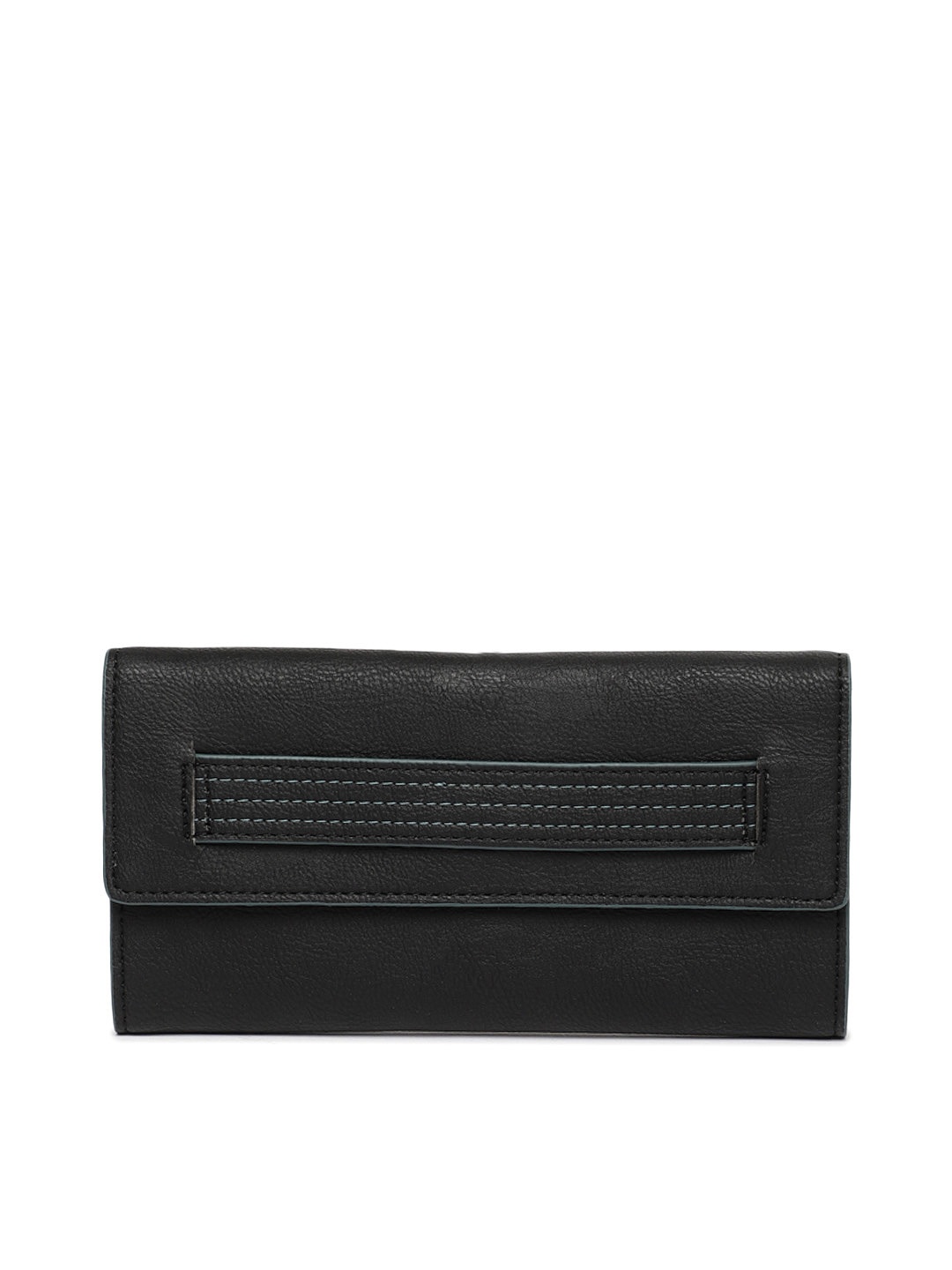 

Baggit Women Black Solid Two Fold Wallet