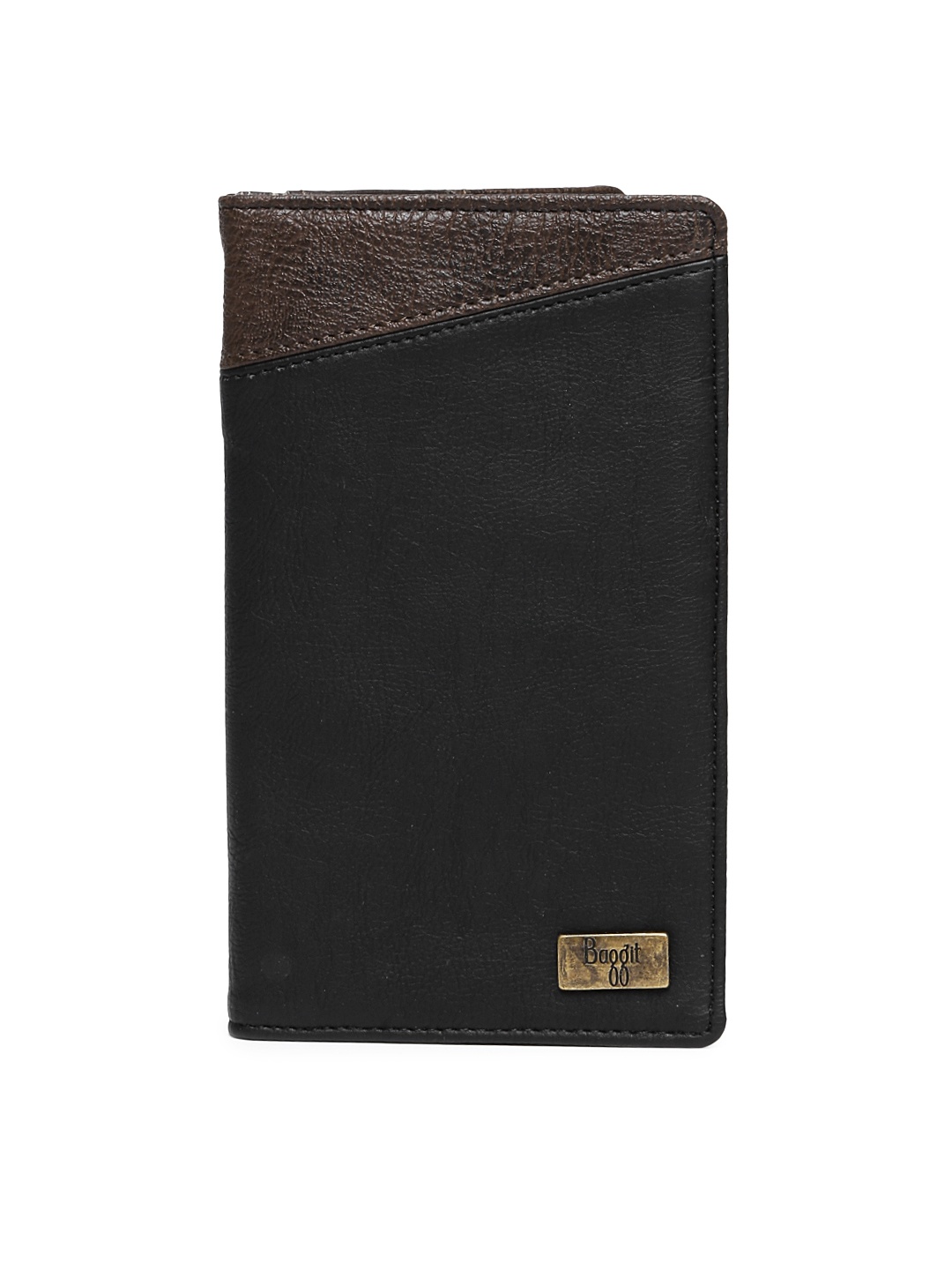 

Baggit Men Black & Brown Solid Card Holder