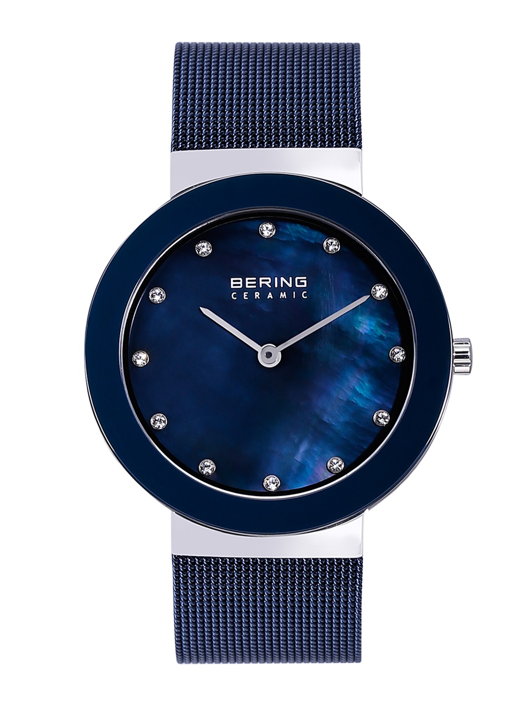 

BERING Women Blue Ceramic Sapphire Crystal Watch -11435-387