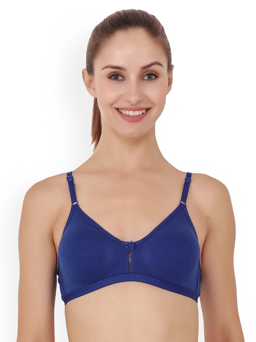 

Floret Pack of 2 Blue Non-Wired Non Padded T-shirt Bra