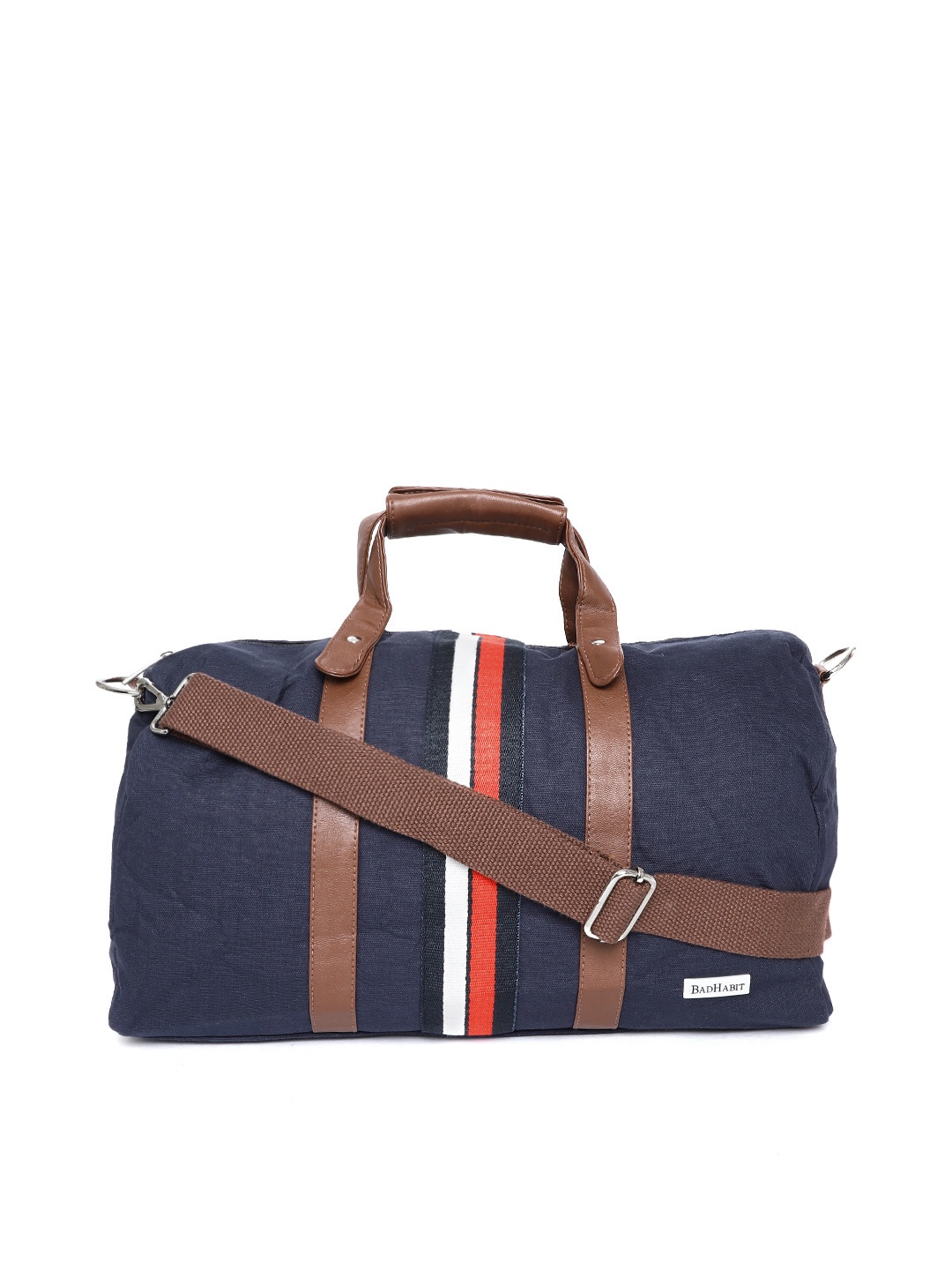 

BAD HABIT Unisex Navy Blue Duffle Bag