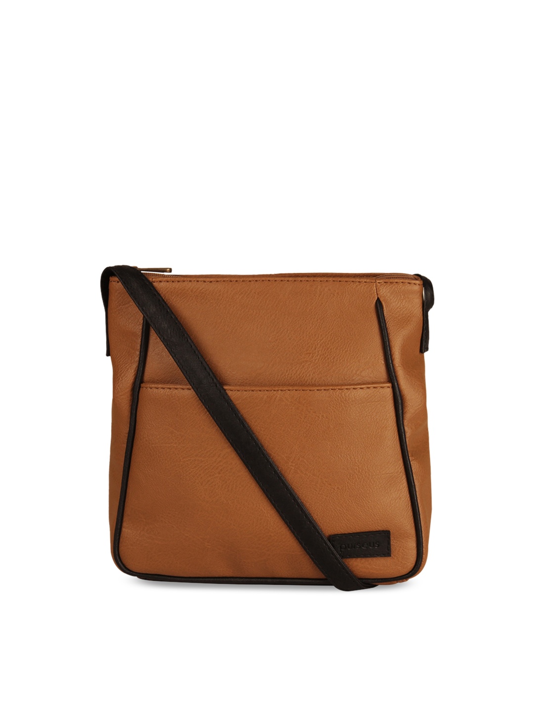 

Purseus Brown Solid Sling Bag