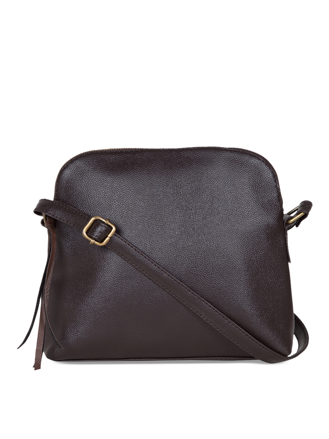 

Purseus Brown Solid Sling Bag