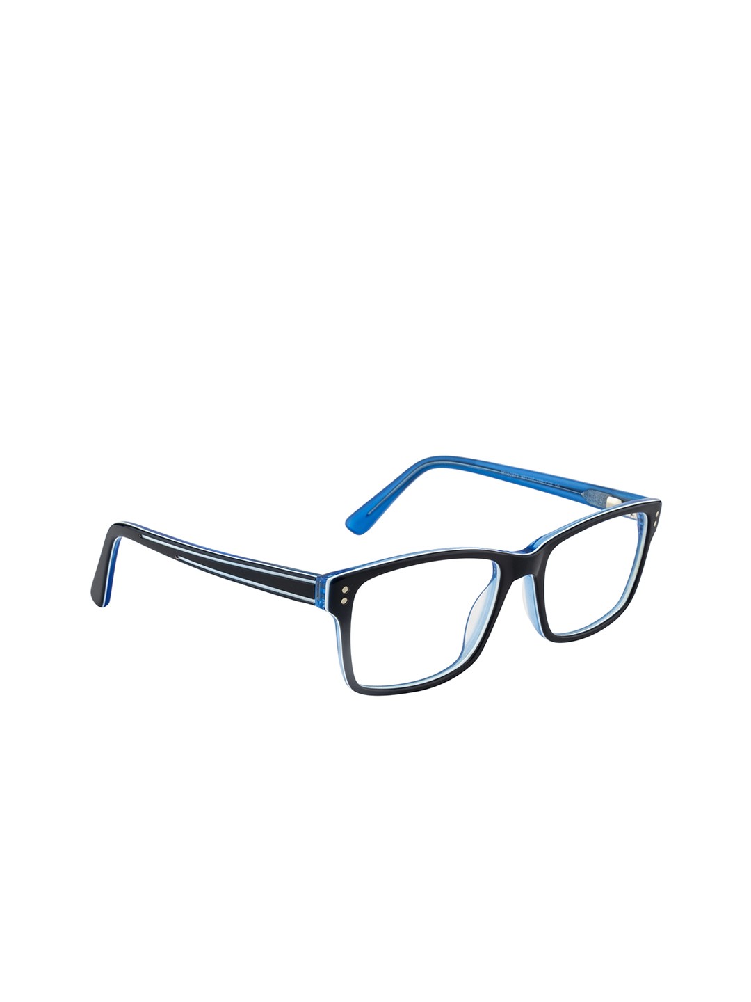 

Gold Berg Unisex Blue Solid Full Rim Wayfarer Frames