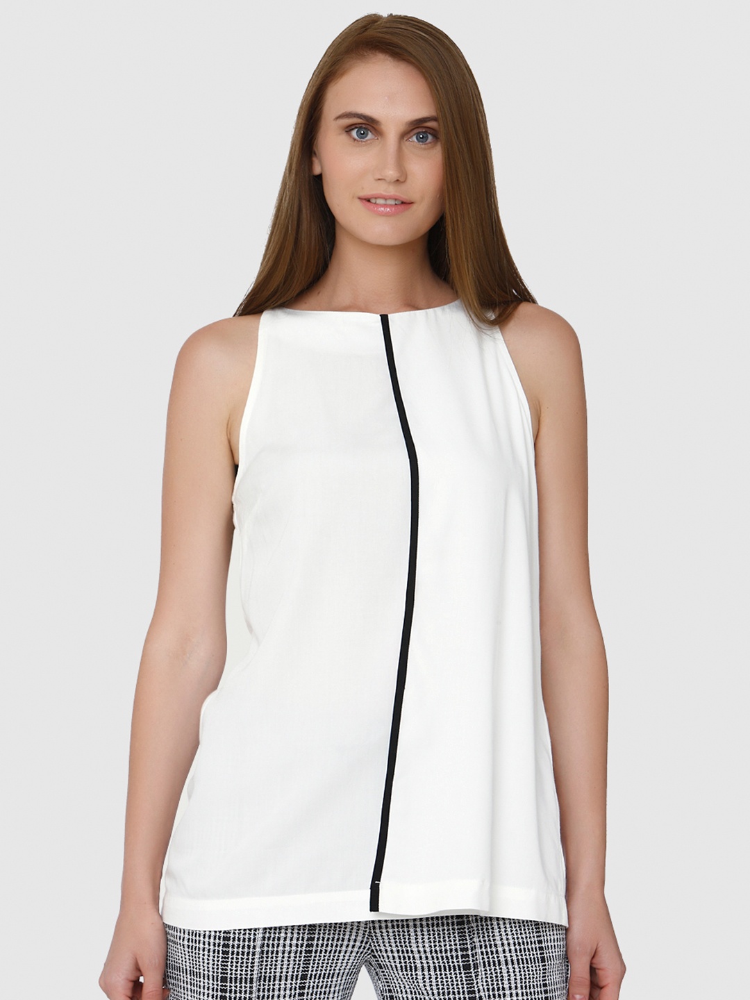 

Vero Moda Women White Solid Top