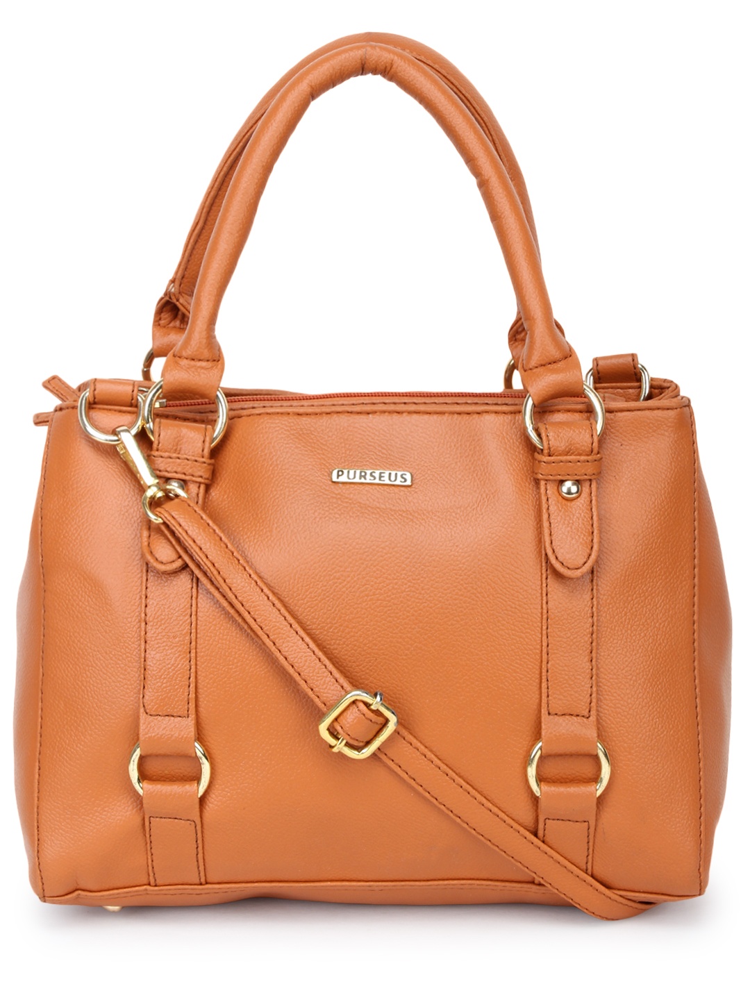 

Purseus Mustard Solid Handheld Bag