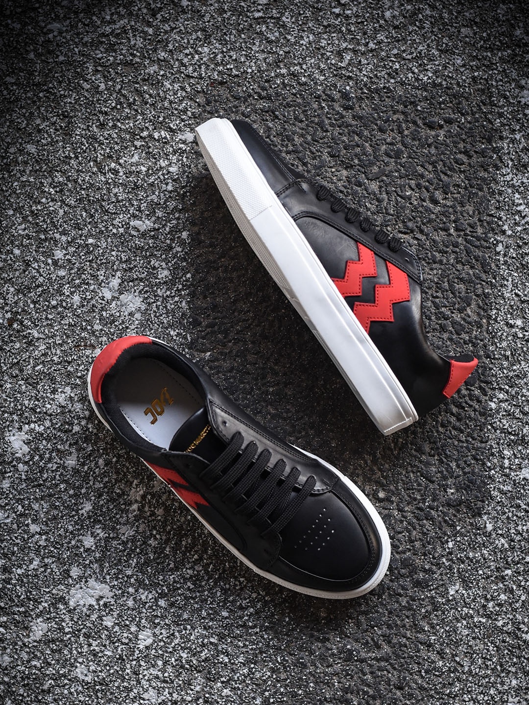 

Doc Martin Men Black & Red Sneakers