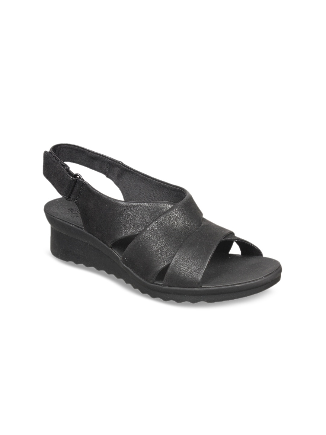

Clarks Women Black Solid Sandals