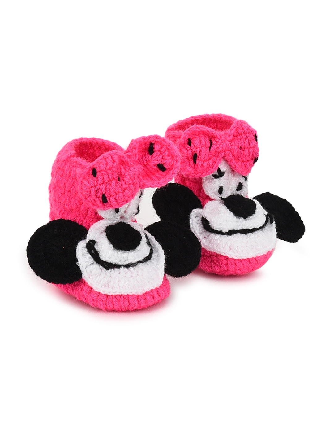 

CHUTPUT Kids Pink Woollen Booties