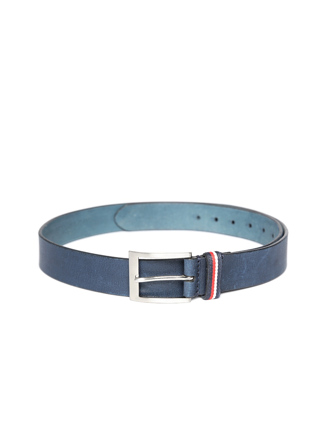 

Tommy Hilfiger Men Navy Solid Leather Belt, Navy blue