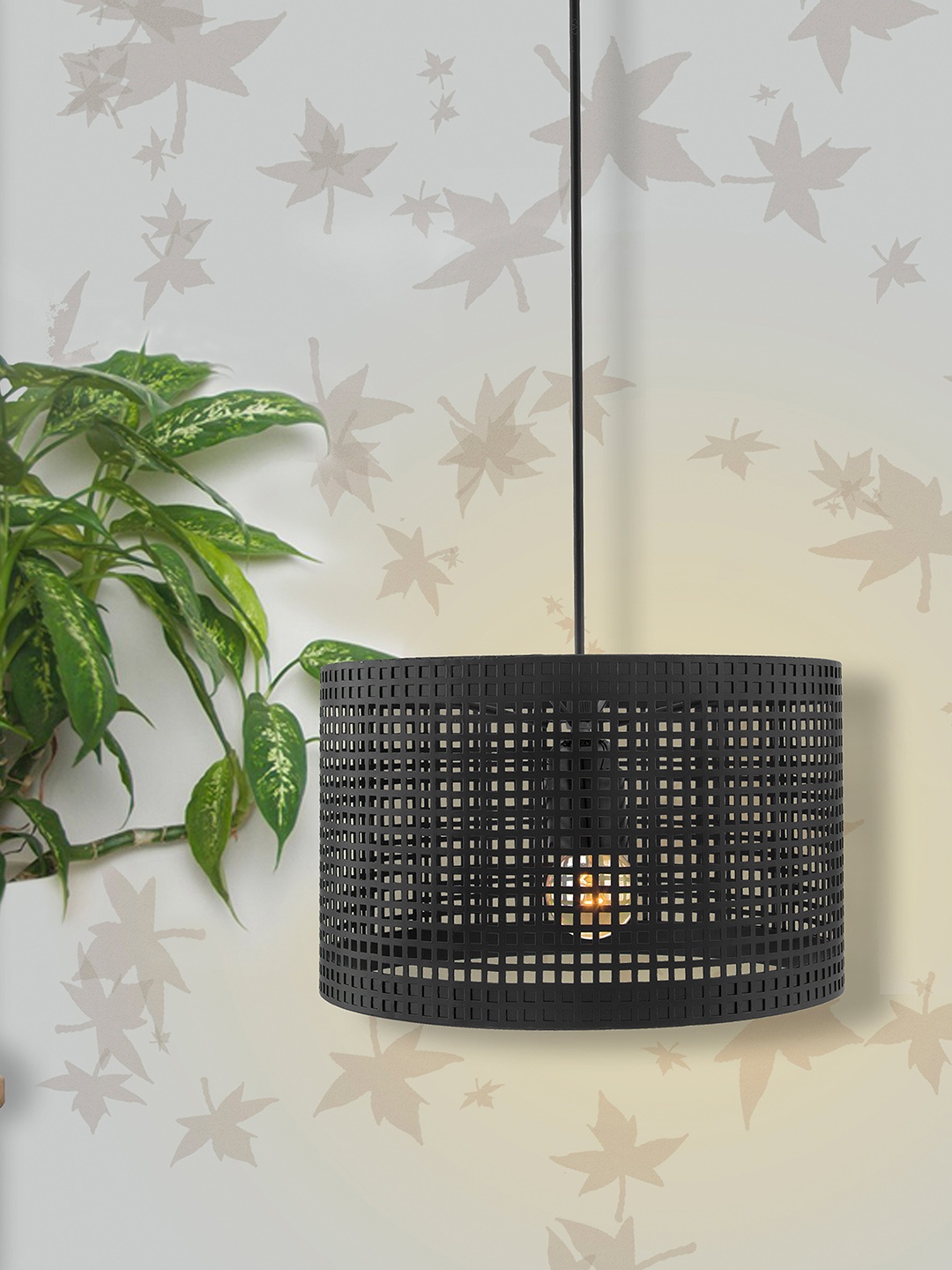 

Homesake Black Solid Hanging Wall or Ceiling Lamp