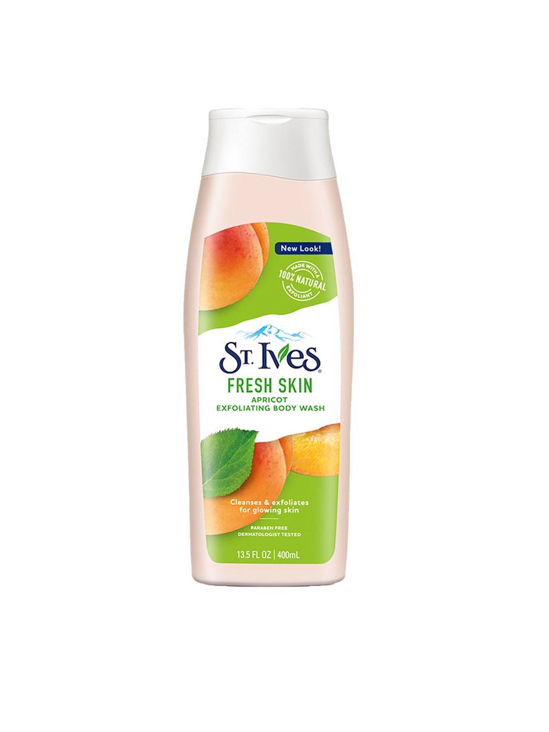 

St. Ives Fresh Skin Apricot Exfoliating Body Wash 400 ml, Green