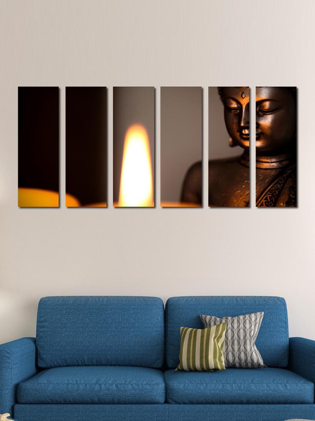 

999Store Brown Buddha Preaching Wall Art