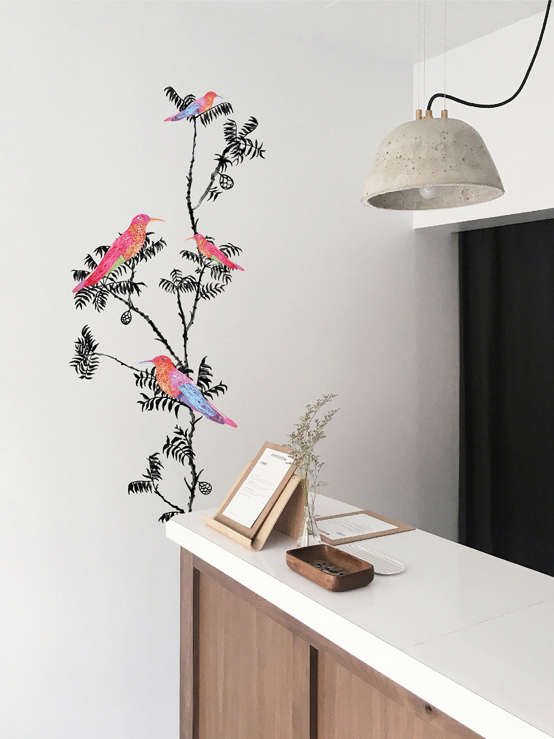 

Asian Paints Black Fly Away Printed Wall Sticker