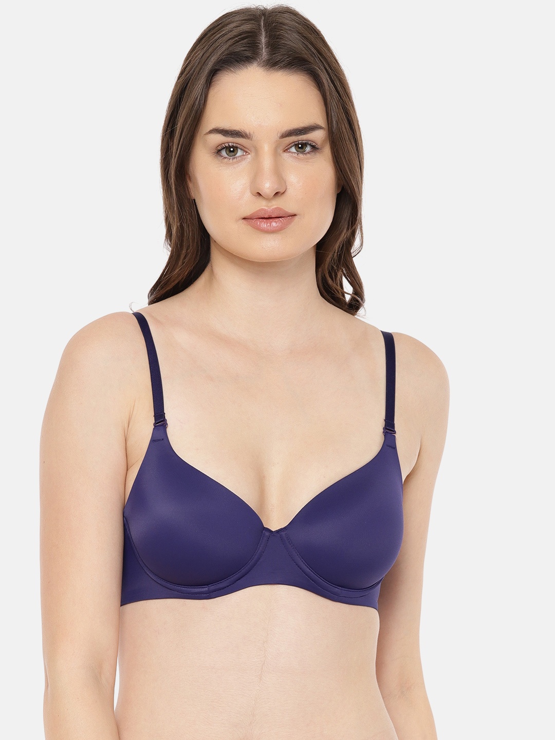 

Amante Solid Padded Wired Ultimate T-Shirt Bra - BRA10605, Blue