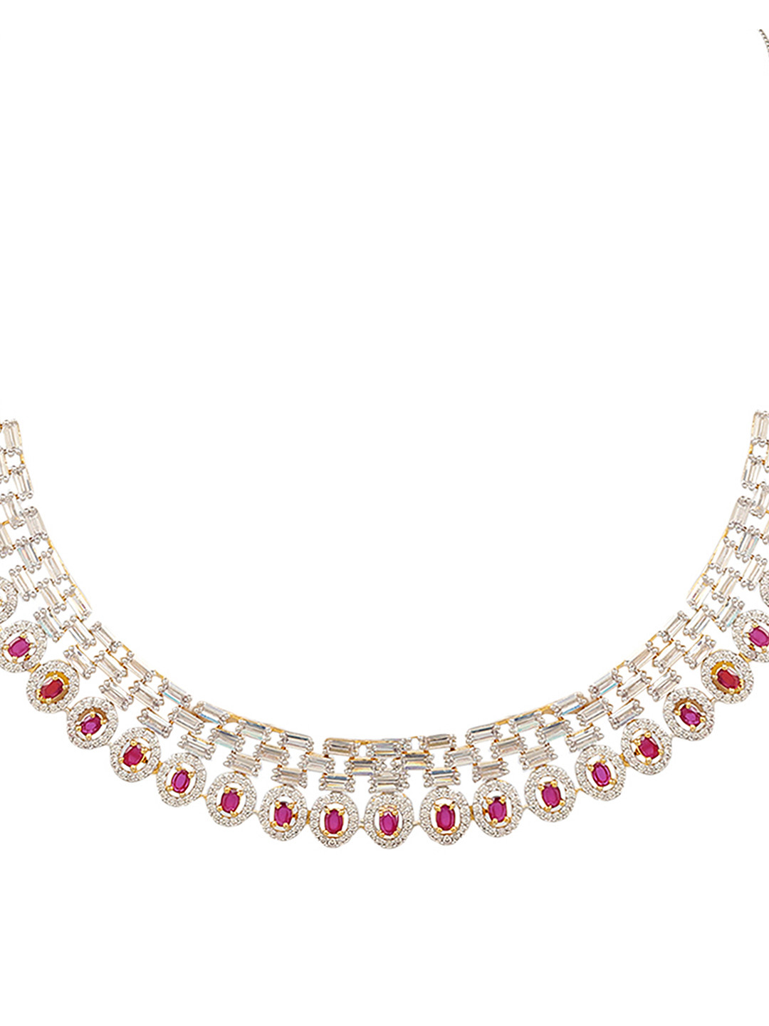 

Adwitiya Collection Gold-Plated Antique Jewellery Set