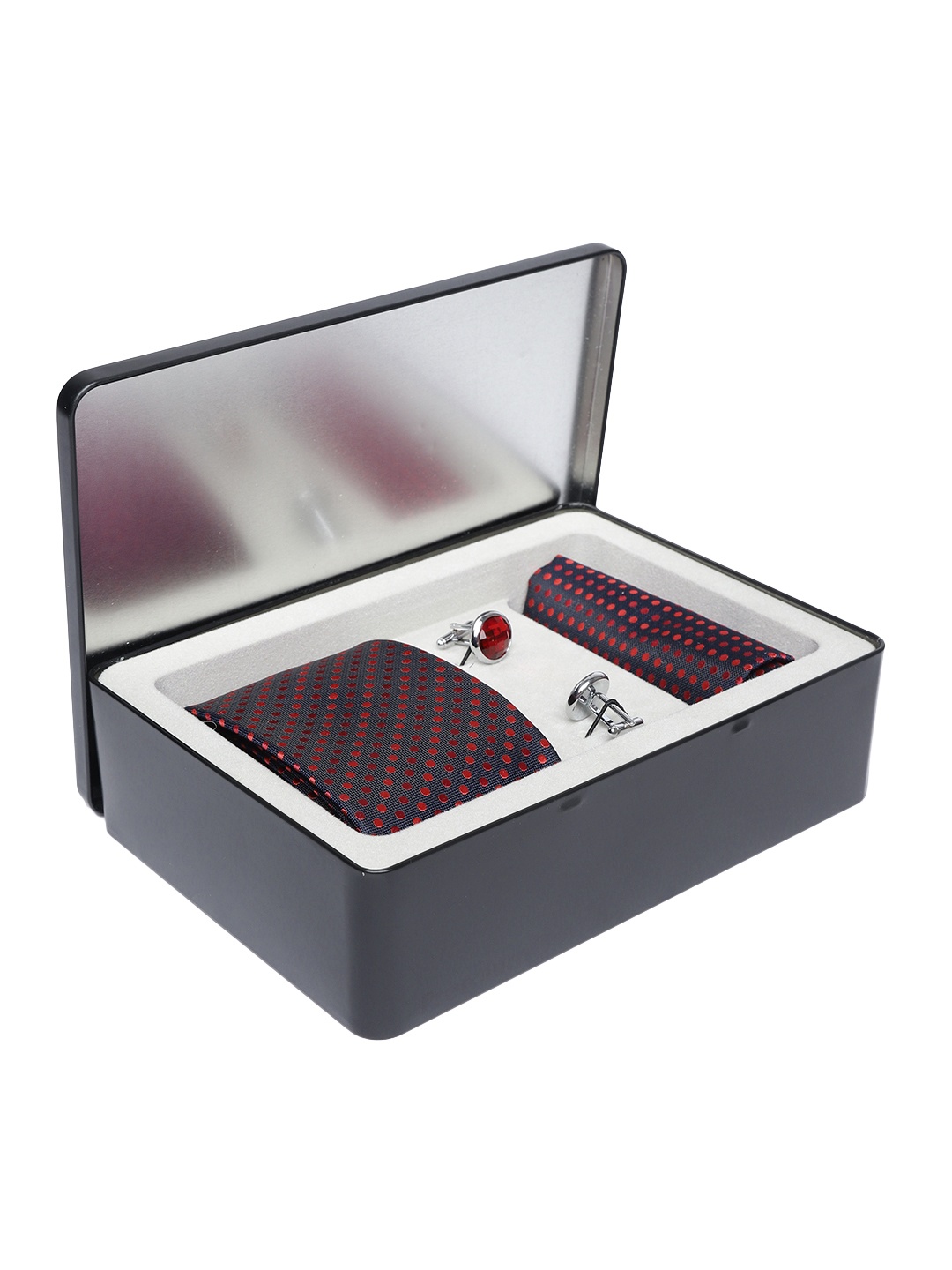 

Lino Perros Men Navy Blue & Red Accessory Gift Set