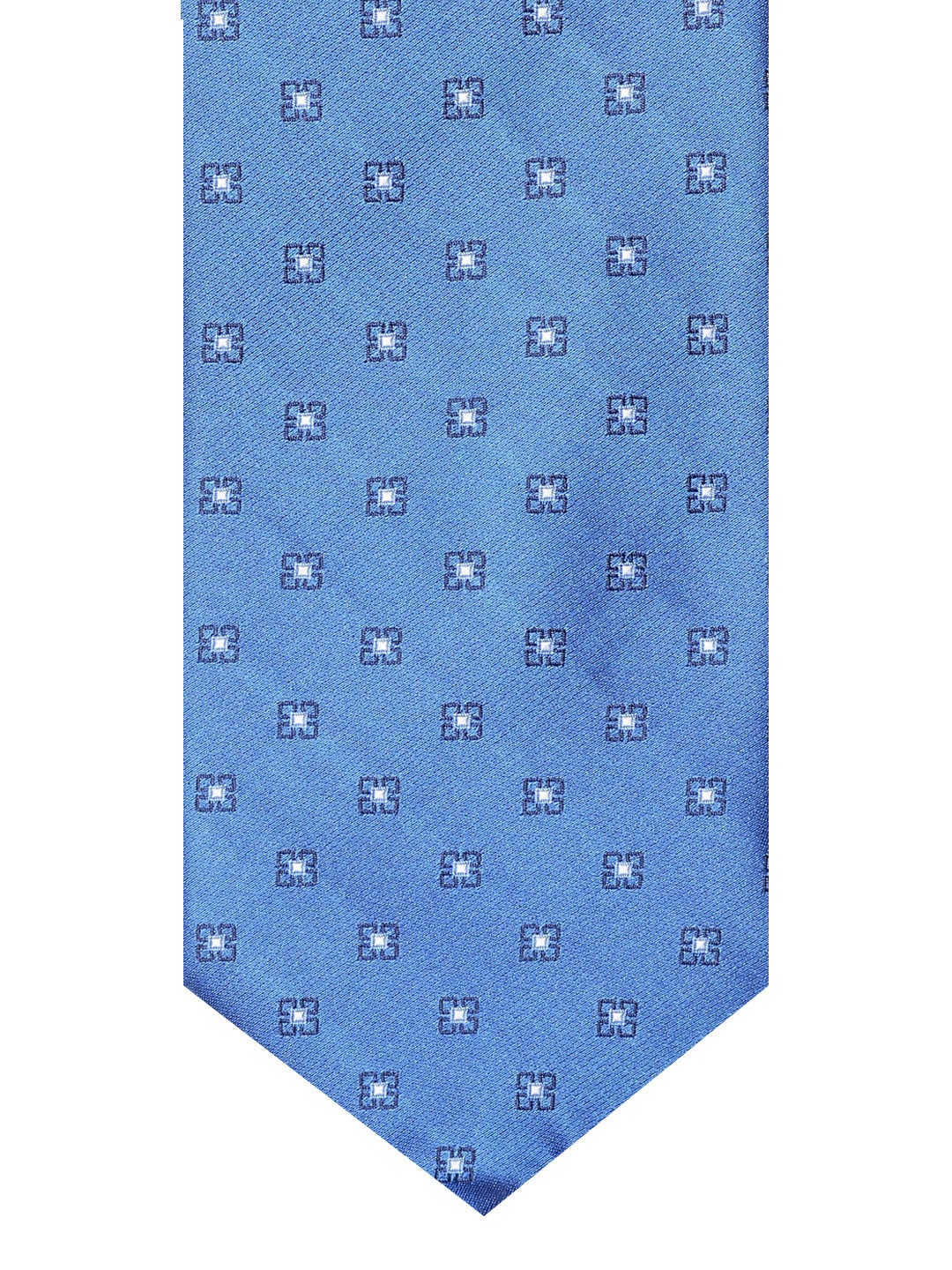 

Lino Perros Blue Woven Design Broad Tie