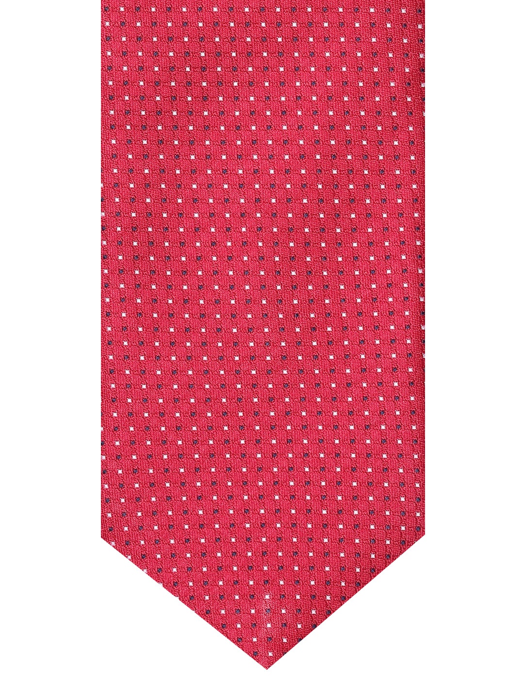 

Lino Perros Red Woven Design Broad Tie