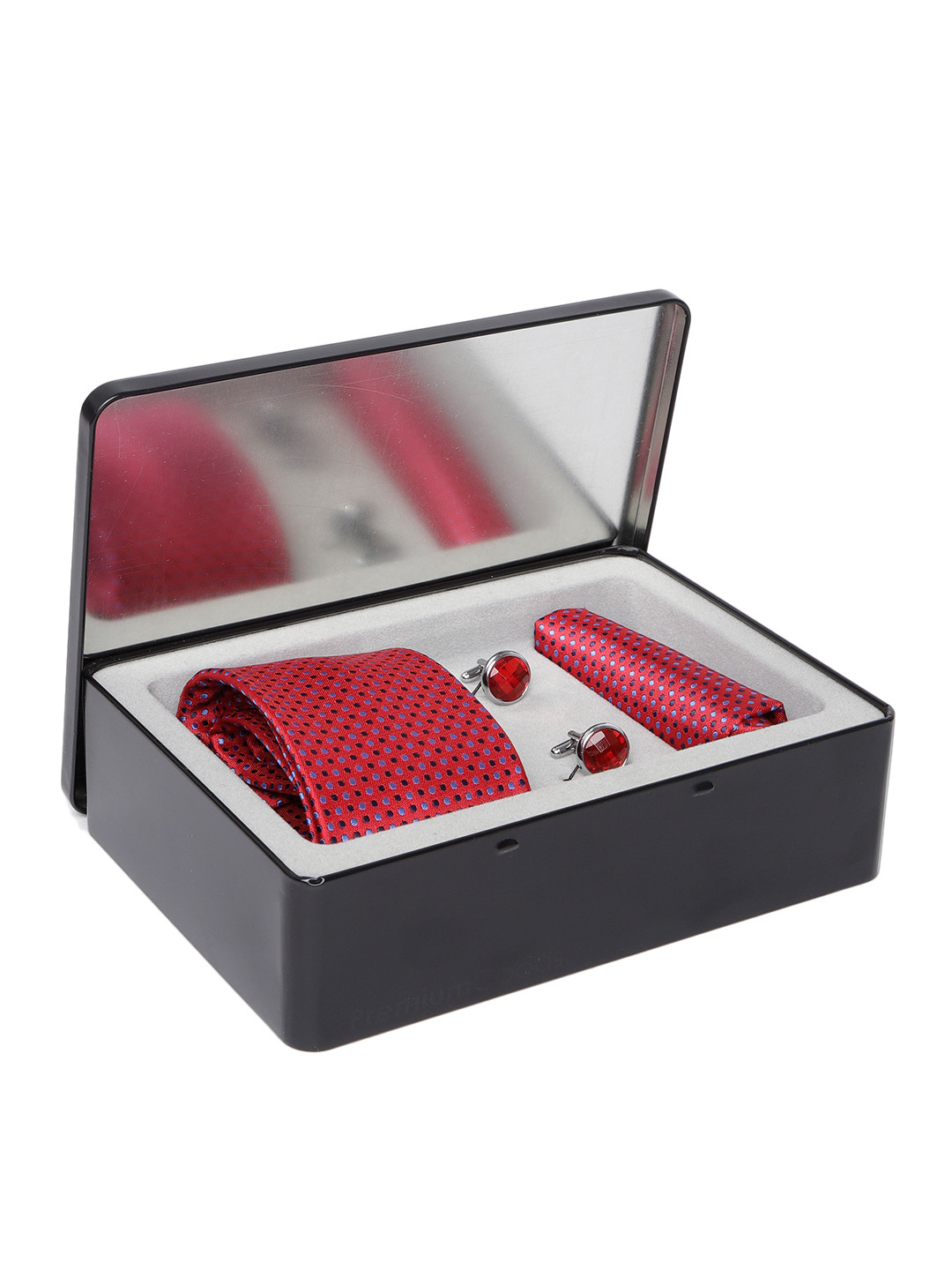 

Lino Perros Men Red & Blue Accessory Gift Set