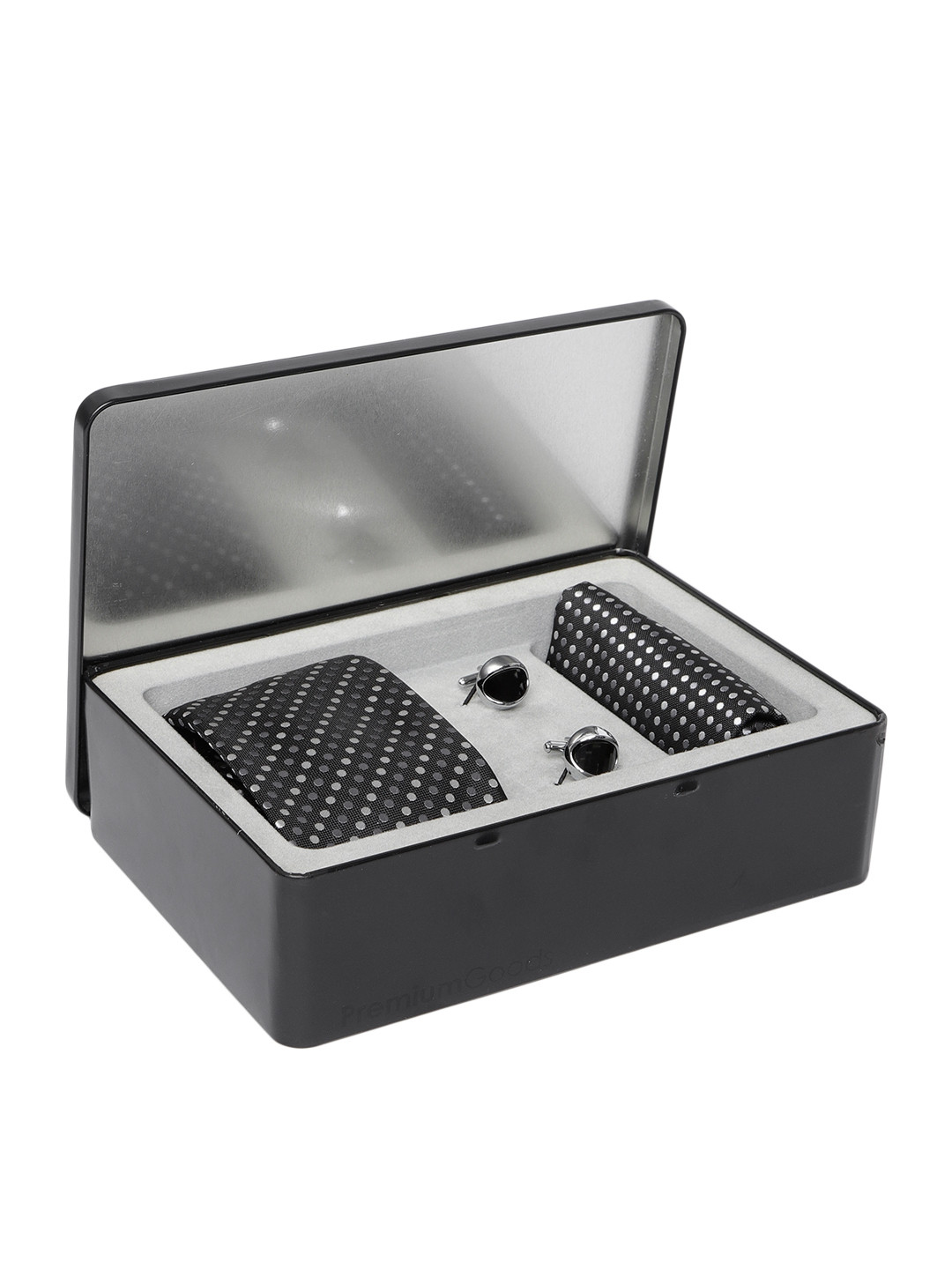 

Lino Perros Men Black & Grey Accessory Gift Set