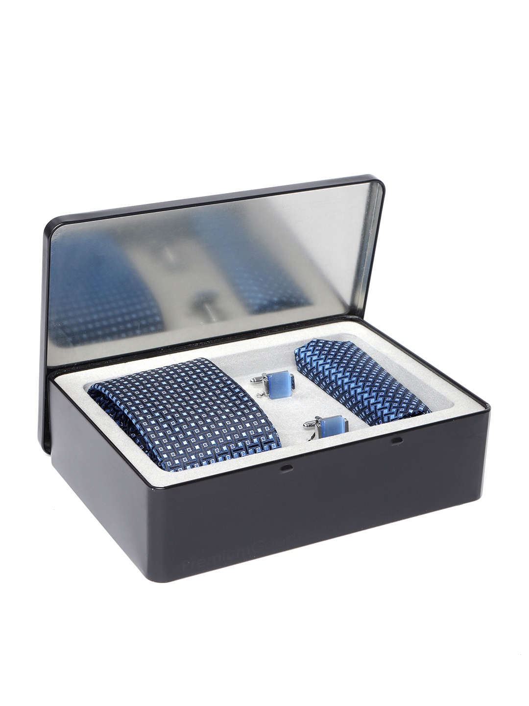 

Lino Perros Men Blue & Black Accessory Gift Set