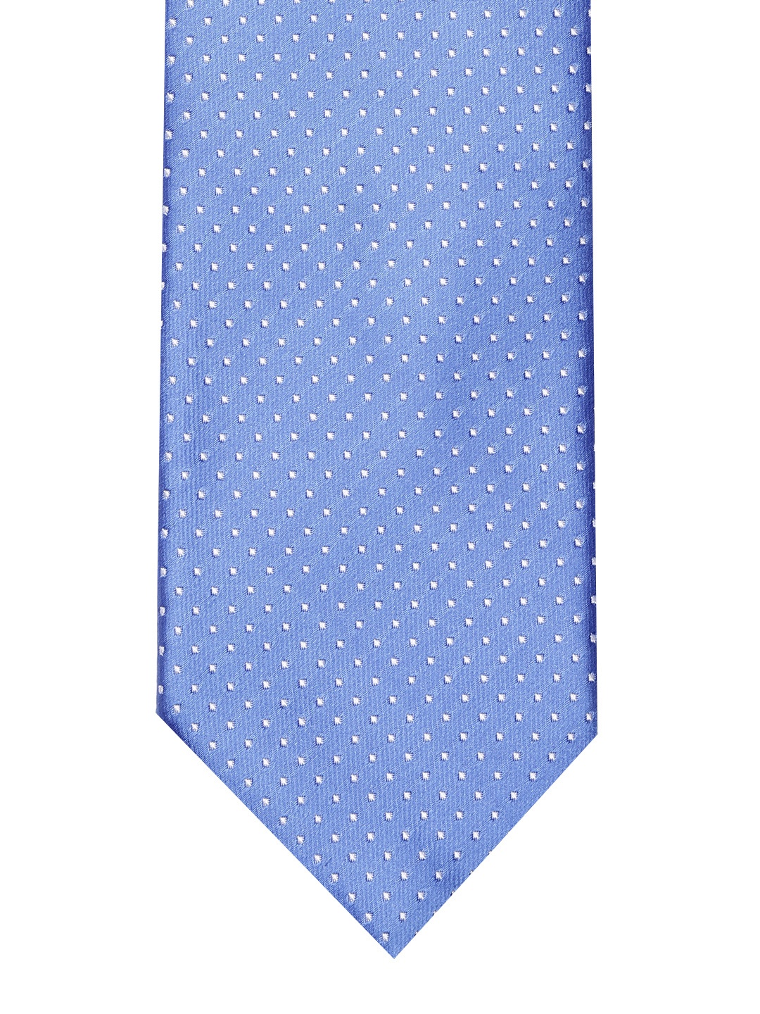 

Lino Perros Blue & Off-White Dot Woven Design Broad Tie