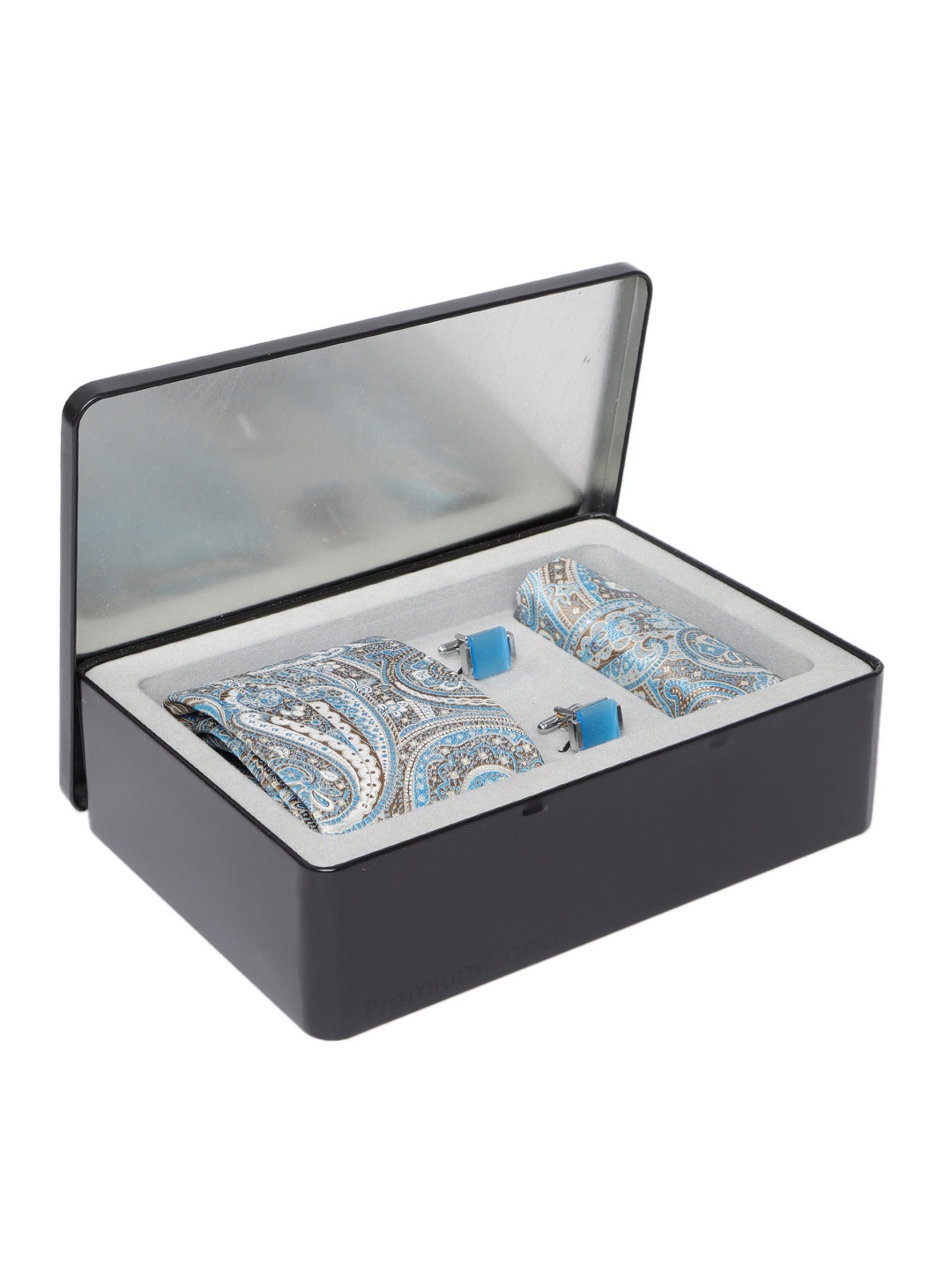 

Lino Perros Men Blue & Brown Accessory Gift Set