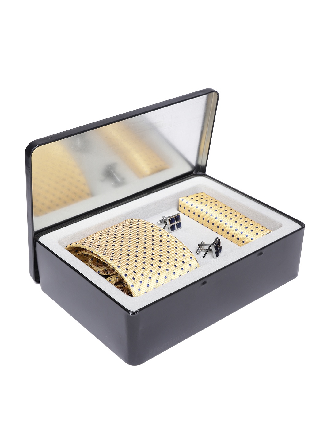 

Lino Perros Men Yellow & Navy Blue Accessory Gift Set